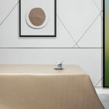 Klassisches Mini-Karo – Wachstuch Tischdecke in Beige, Ambiente