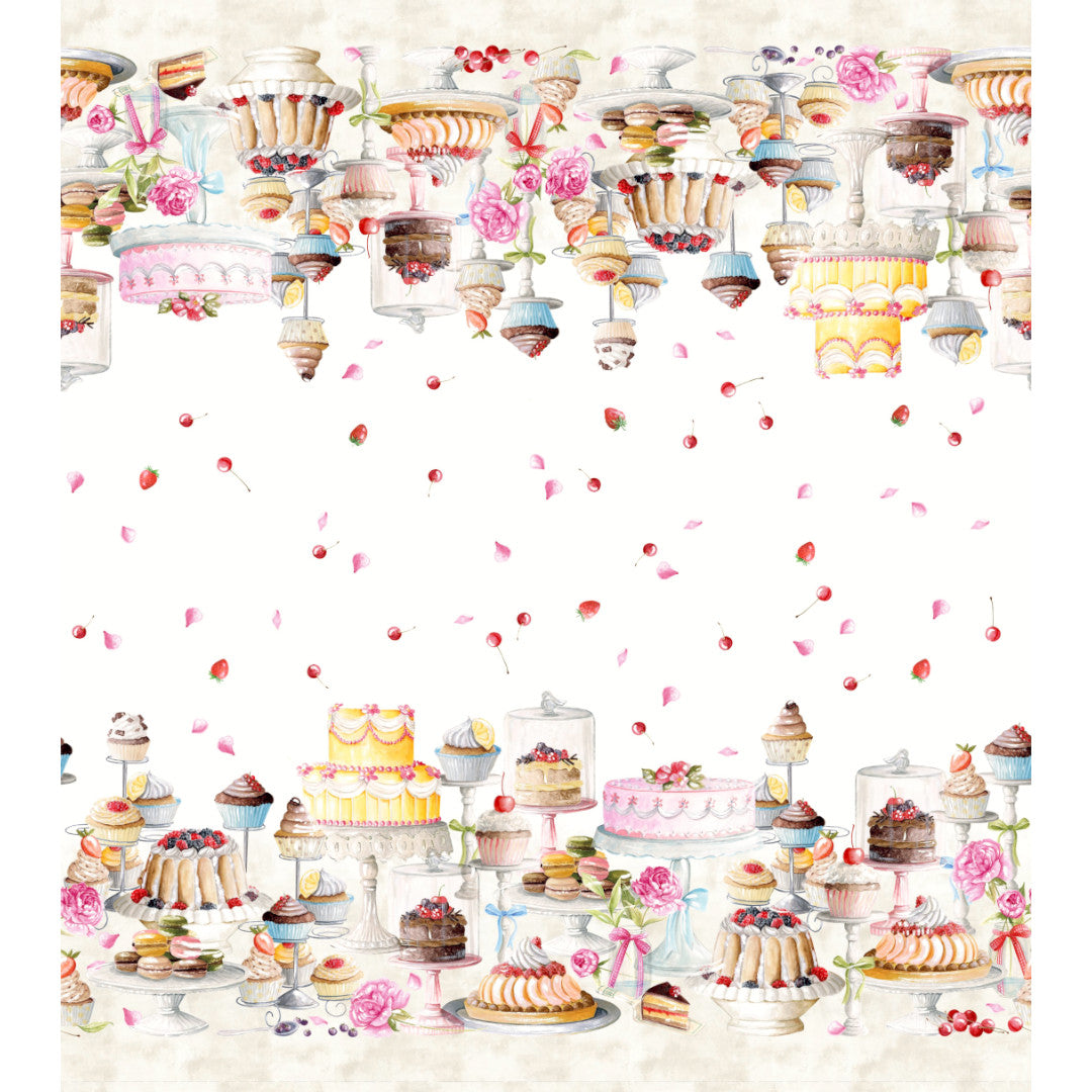 La Grande Gara di Panificazione – abwaschbare Tischdecke mit leckeren Kuchen