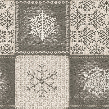 Frozen Naturel, Laura Lancelle abwaschbare Tischdecke – 90% Baumwolle/10% Polyester mit doppelter Acrylbeschichtung und Fleckschutz