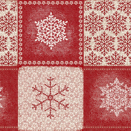 Frozen Rouge, Laura Lancelle abwaschbare Tischdecke – 100% Baumwolle mit 2-facher Acrylbeschichtung und Fleckschutz
