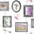 Lavendel Museet, Wachstuch Tischdecke mit Lavendelmotiven