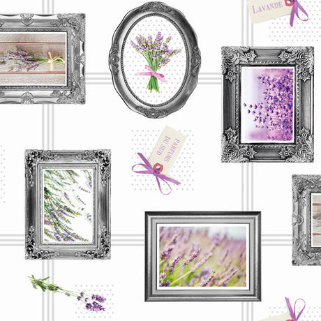 Lavendel Museet, Wachstuch Tischdecke mit Lavendelmotiven