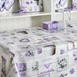 L´eau de Lavande - Provence Wachstuch Tischdecke mit Lavendelmotiven