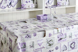 L´eau de Lavande - Provence Wachstuch Tischdecke mit Lavendelmotiven