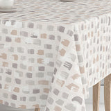 Leonor Beige – extra breite Wachstuch Tischdecke, 180 cm, Ecke