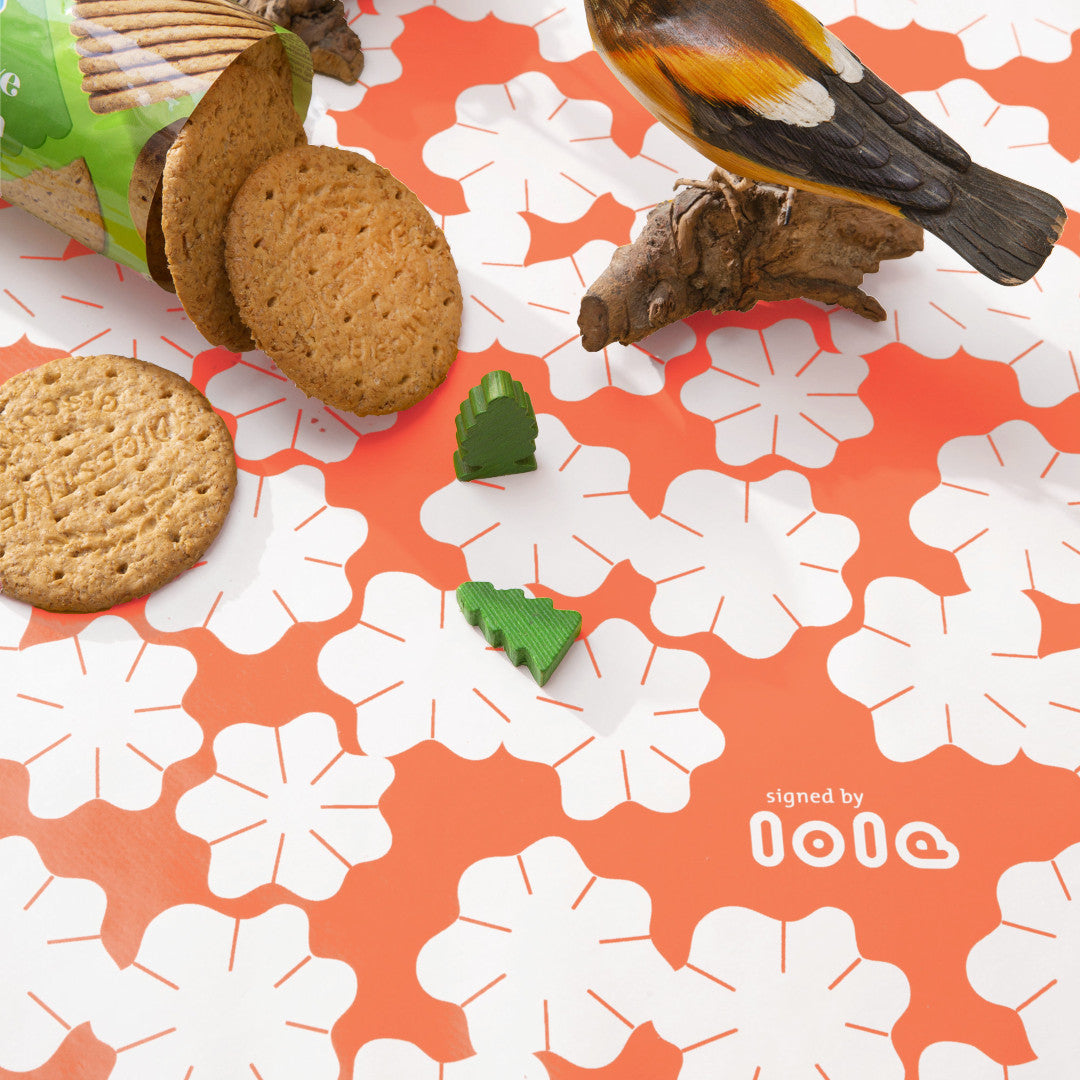 Lola Wachstuch Tischdecke - Lets Dance Tangerine