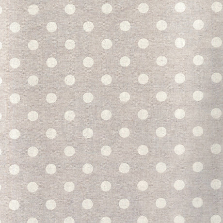 Lino Dot - Abwaschbare Tischdecke mit Punkten in Leinenoptik, Muster