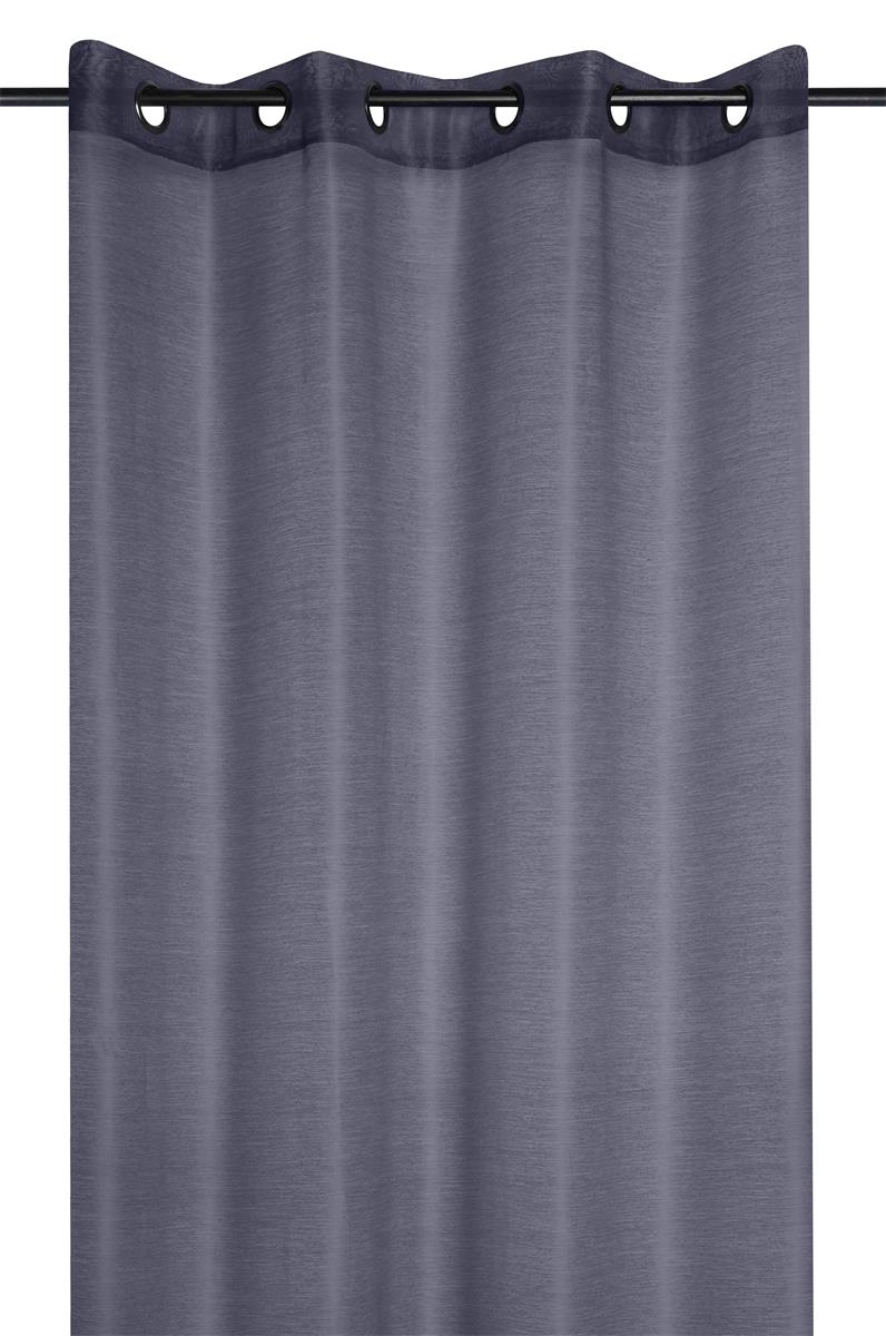 Linwood Anthrazit – Transparente Vorhänge 140 x 260 cm, Ambienteaufnahme