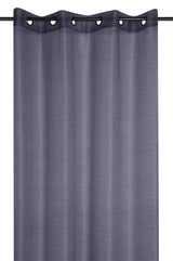 Linwood Anthrazit – Transparente Vorhänge 140 x 260 cm, Ambienteaufnahme