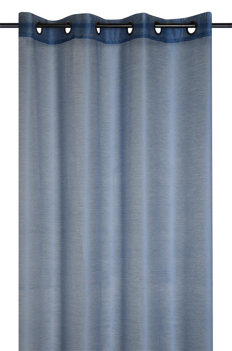 Linwood Denim – Transparente Vorhänge 140 x 260 cm, Ambienteaufnahme