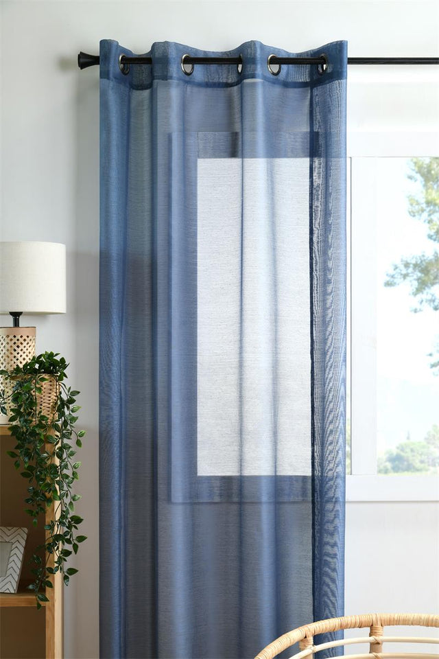 Linwood Denim – Transparente Vorhänge 140 x 260 cm