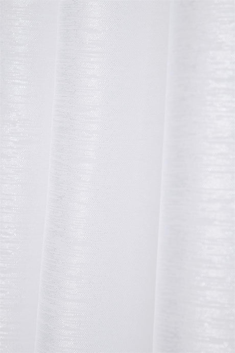 Linwood Weiß – Transparente Vorhänge 140 x 260 cm, Nahaufnahme