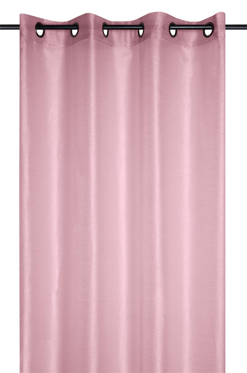 Linwood Rosa – Transparente Vorhänge 140 x 260 cm, Ambienteaufnahme