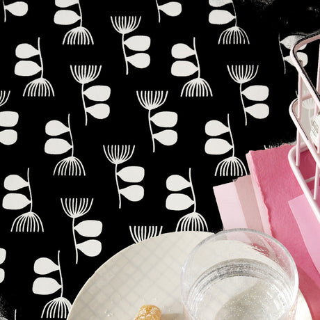Lola Wachstuch Tischdecke - Little Breeze Onyx