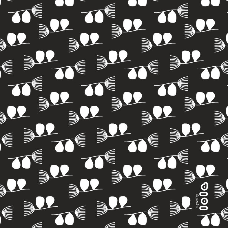 Lola Wachstuch Tischdecke - Little Breeze Onyx