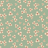 Niwa Green Tea – Lola Wachstuch Tischdecke mit zarten Blumen