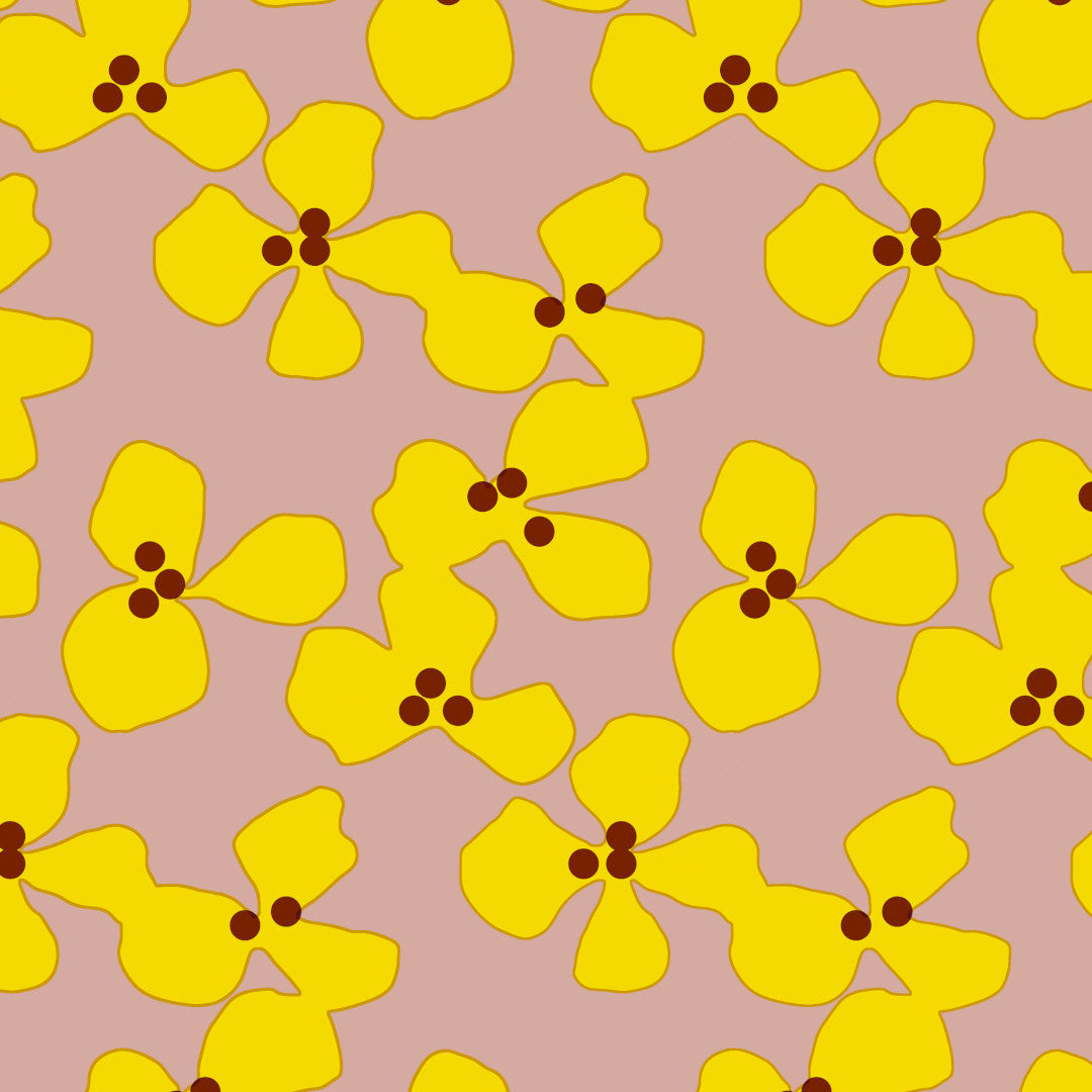 Poppy Rosenwood - Lola Wachstuch Tischdecke mit verspieltem Blumendesign, Muster