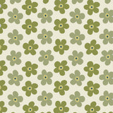 Small Big Flower Moss - Lola Wachstuch Tischdecke mit schönen Blumen, Muster 2