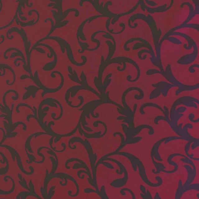 Louvre Greco Rot, jacquardgewebte abwaschbare Tischdecke, 140 cm breit