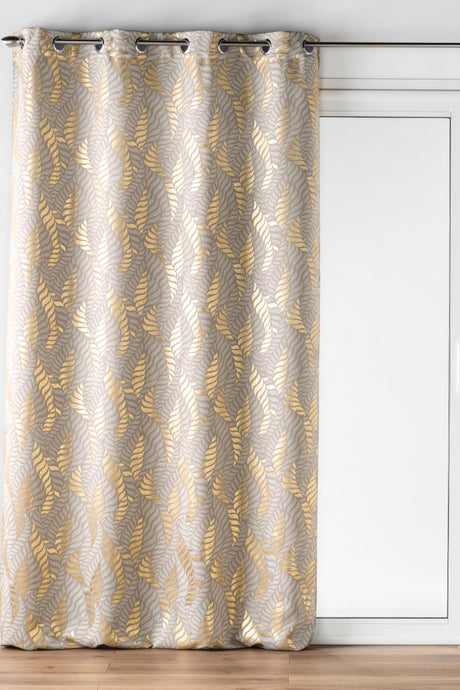 Lyra Taupe – Verdunkelungsvorhang 140 x 260 cm
