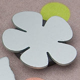 Magnetische Tischdeckenbeschwerer Silberblume – Set mit 4 Stück