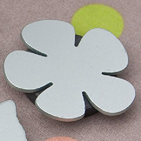 Magnetische Tischdeckenbeschwerer Silberblume – Set mit 4 Stück
