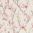 Magnolia Blossom – Abwaschbare Tischdecke in Leinenoptik mit Magnolienblüten