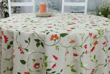 Manet, abwaschbare Tischdecke mit Wildblumen, 140 cm breit