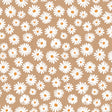 Margarita Natur – abwaschbare Tischdecke mit Margeriten und naturfarbenem Grund