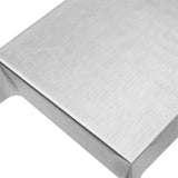 Wachstuch Tischdecke für Weihnachten, einfarbig in Metallic-Silber