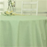 Dali einfarbige runde abwaschbare Tischdecke – Mint