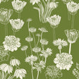 Morgengry Olivgrün - Notes by Susanne Schjerning, abwaschbare Tischdecke