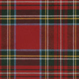 Muster der abwaschbaren Weihnachtstischdecke Tartan Rot – klassisch mit schottischen Wurzeln