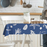 Narius - Maritime Wachstuch Tischdecke mit vom Meer inspiriertem Design