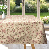 Natura Delle Rose di Fionda - Abwaschbare Tischdecke mit Kletterrosen, 160 cm