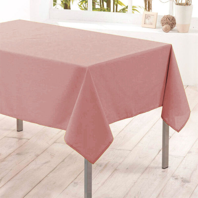 Nelson, einfarbige rechteckige fleckabweisende Tischdecke 145 x 240 cm - Puder
