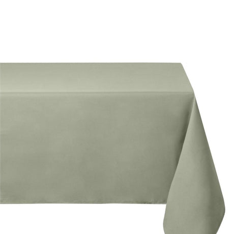 Nelson, einfarbige rechteckige fleckabweisende Tischdecke 145 x 240 cm – Salbeigrün