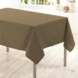 Nelson, einfarbige rechteckige Tischdecke mit Fleckschutz 145 x 300 cm – Taupe