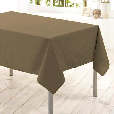 Nelson, einfarbige rechteckige Tischdecke mit Fleckschutz 145 x 300 cm – Taupe