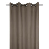 Nelson Taupe – Thermovorhang 135 x 240 cm, Ambienteaufnahme