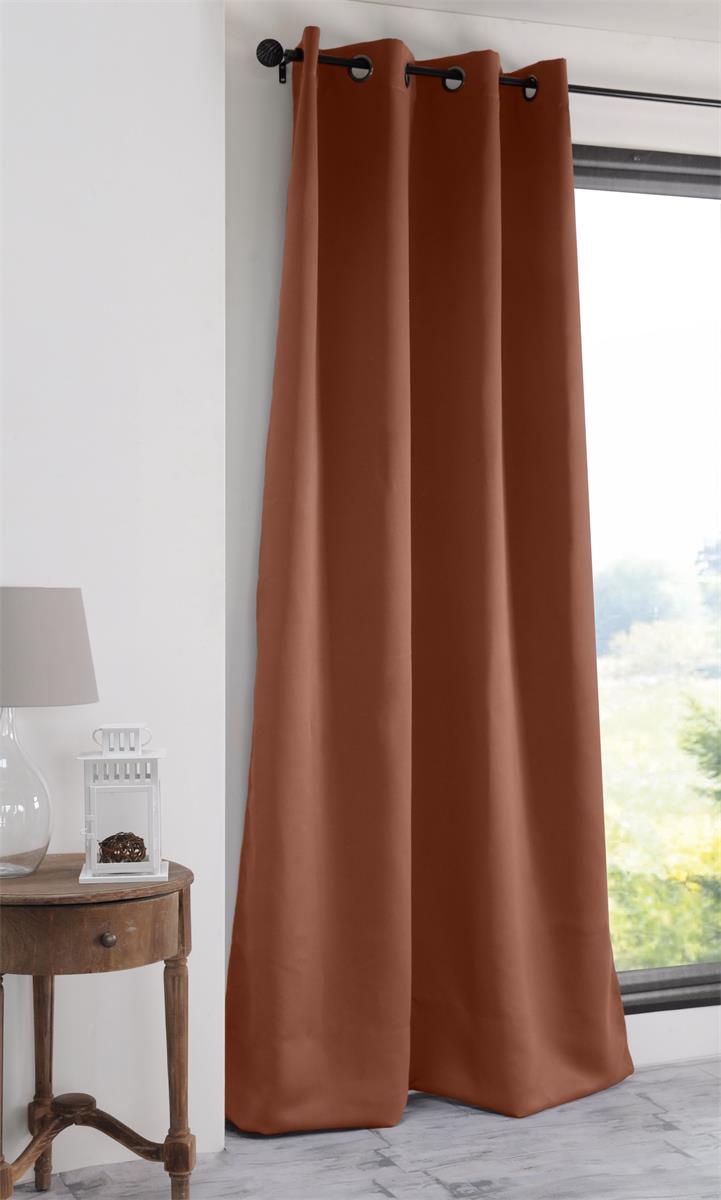 Notte Cognac – Verdunkelungsvorhang 135 x 180 cm