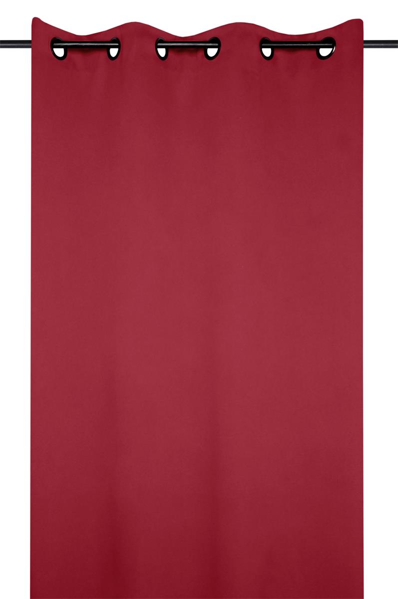 Notte Rot – Verdunkelungsvorhang 135 x 250 cm, Ambienteaufnahme