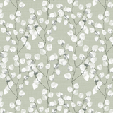 Nova Green - Runde Wachstischdecke mit Gummizug, Muster