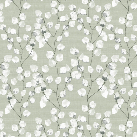 Nova Green - Runde Wachstischdecke mit Gummizug, Muster