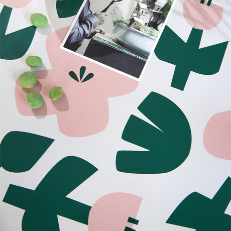 Lola Wachstuch Tischdecke - Oopsie Daisy Crystal Pink