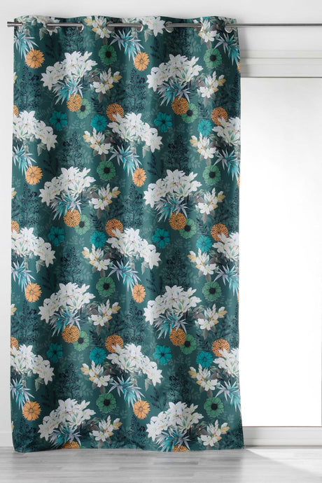 Osaka Blau – 100 % Verdunkelungsvorhang 135 x 260 cm