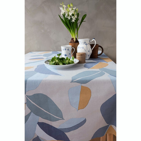 Palm Blue, Notes by Susanne Schjerning abwaschbare Tischdecke mit rutschfester Unterseite