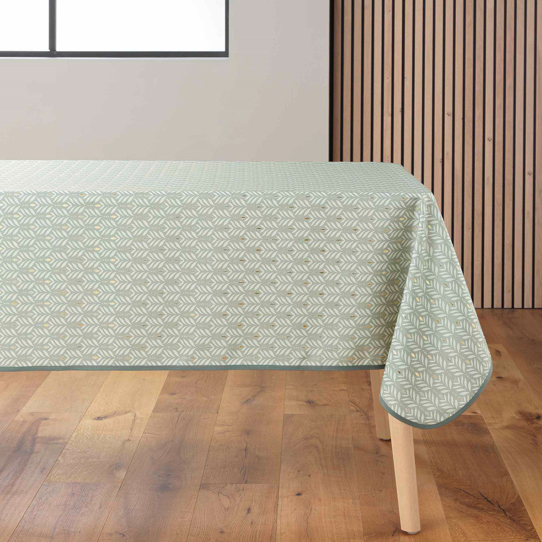 Piana Sage 145 x 240 cm, rechteckige Tischdecke auf dem Tisch