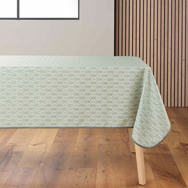 Piana Sage 145 x 240 cm, rechteckige Tischdecke auf dem Tisch