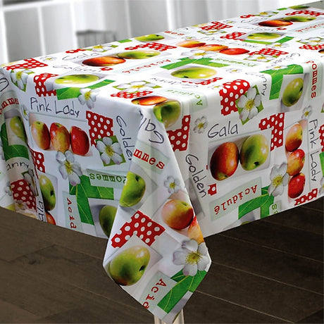 Pommes, Tischdecke 150 x 300 cm mit Äpfeln